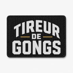 Patch Tir Sportif - Tireur de gong - Noir / Orange