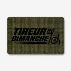 Patch Tir Sportif - Tireur du dimanche - Bipied - Olive / Noir