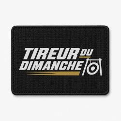 Patch Tir Sportif - Tireur du dimanche - Bipied - Noir / Orange