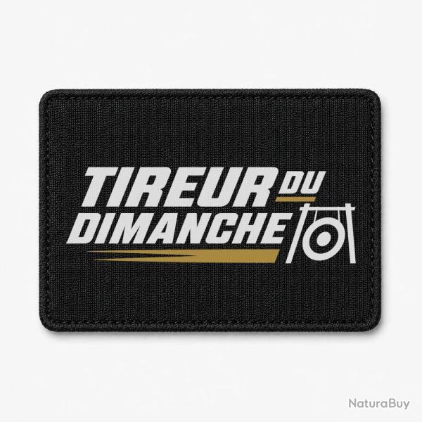 Patch Tir Sportif - Tireur du dimanche - Bipied - Noir / Orange