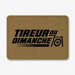 Patch Tir Sportif - Tireur du dimanche - Bipied - Coyote / Noir