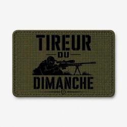 Patch Tir Sportif - Tireur du dimanche - Carabine - Olive / Noir