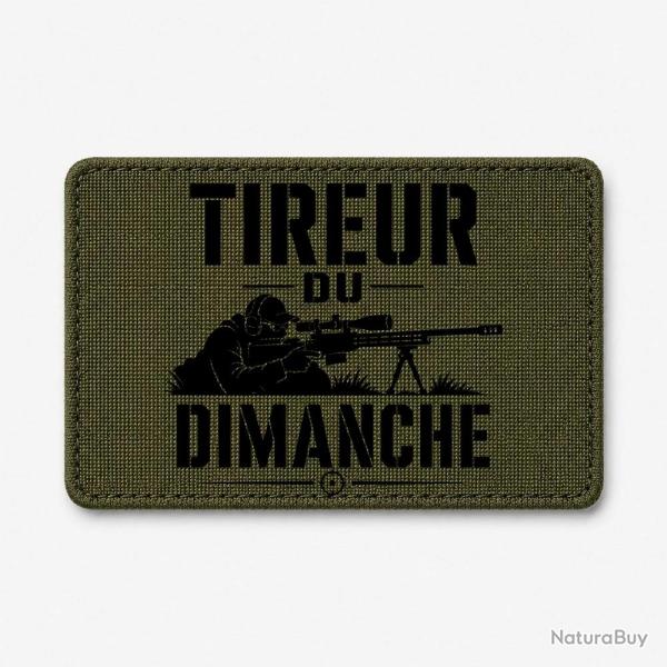 Patch Tir Sportif - Tireur du dimanche - Carabine - Olive / Noir