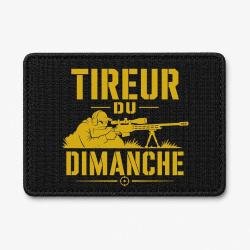 Patch Tir Sportif - Tireur du dimanche - Carabine - Noir / Orange