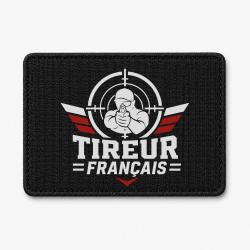 Patch Tir Sportif - Tireur fran&ccedil;ais - Noir / Orange