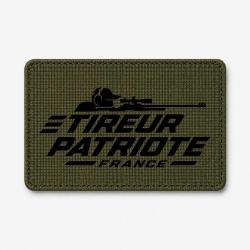 Patch Tir Sportif - Tireur patriote - Olive / Noir