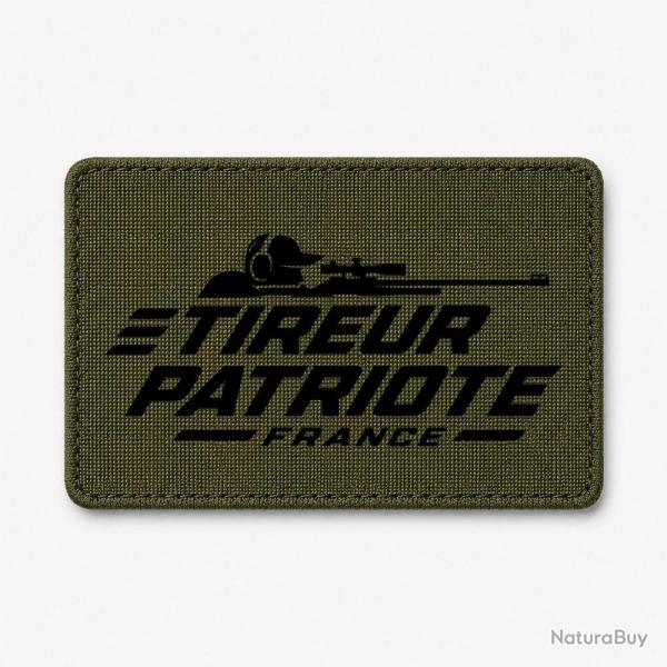Patch Tir Sportif - Tireur patriote - Olive / Noir