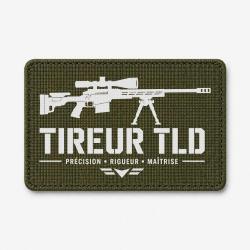 Patch Tir Sportif - Tireur TLD - Olive / Blanc