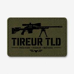 Patch Tir Sportif - Tireur TLD - Olive / Noir