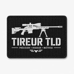 Patch Tir Sportif - Tireur TLD - Noir / Blanc