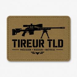 Patch Tir Sportif - Tireur TLD - Coyote / Noir