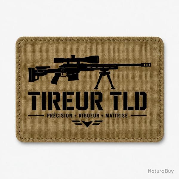 Patch Tir Sportif - Tireur TLD - Coyote / Noir