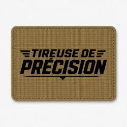 Patch Tir Sportif - Tireuse de pr&eacute;cision - Coyote / Noir