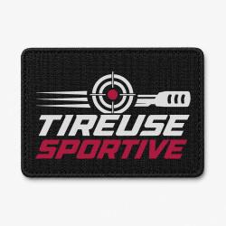 Patch Tir Sportif - Tireuse sportive - Cible dynamique - Noir / Orange