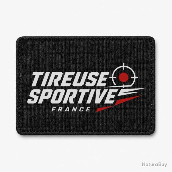 Patch Tir Sportif - Tireuse sportive France - Noir / Orange
