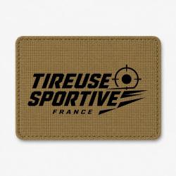 Patch Tir Sportif - Tireuse sportive France - Coyote / Noir
