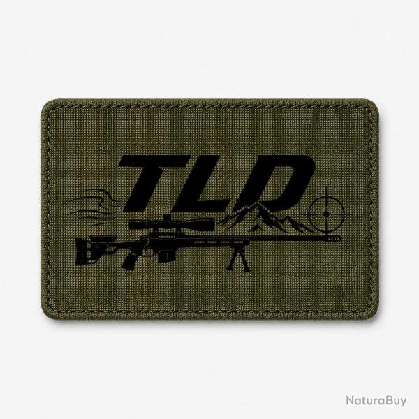 Patch Tir Sportif - TLD - Montagne et carabine - Olive / Noir