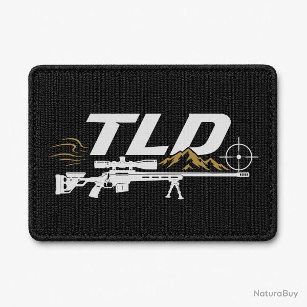 Patch Tir Sportif - TLD - Montagne et carabine - Noir / Orange