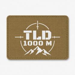 Patch Tir Sportif - TLD 1000 m&egrave;tres - Coyote / Blanc