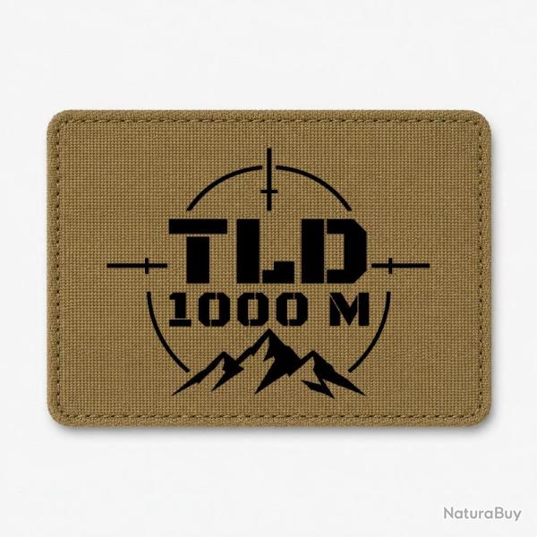 Patch Tir Sportif - TLD 1000 m�tres - Coyote / Noir