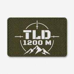 Patch Tir Sportif - TLD 1200 m&egrave;tres - Olive / Blanc