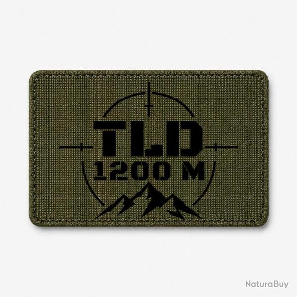 Patch Tir Sportif - TLD 1200 m�tres - Olive / Noir