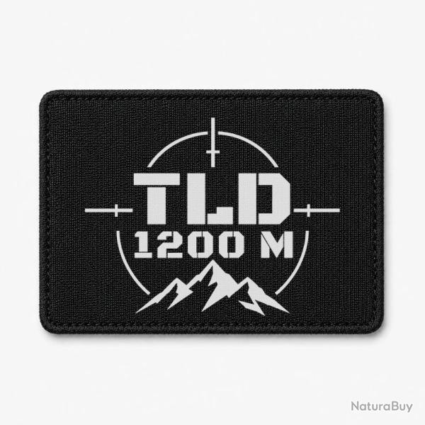 Patch Tir Sportif - TLD 1200 m�tres - Noir / Blanc