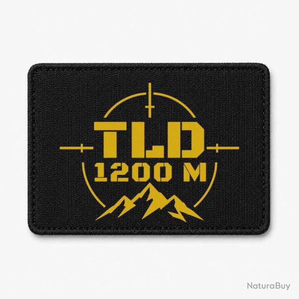 Patch Tir Sportif - TLD 1200 m�tres - Noir / Orange