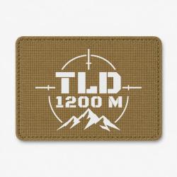 Patch Tir Sportif - TLD 1200 m&egrave;tres - Coyote / Blanc
