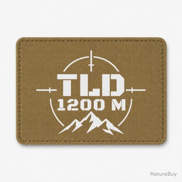 Patch Tir Sportif - TLD 1200 m�tres - Coyote / Blanc