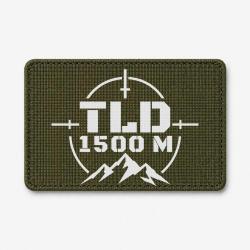 Patch Tir Sportif - TLD 1500 m&egrave;tres - Olive / Blanc