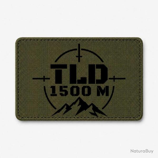 Patch Tir Sportif - TLD 1500 m�tres - Olive / Noir