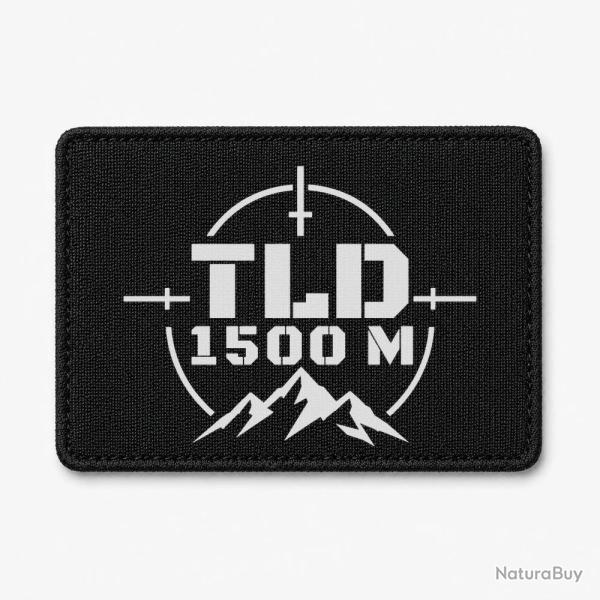 Patch Tir Sportif - TLD 1500 m�tres - Noir / Blanc