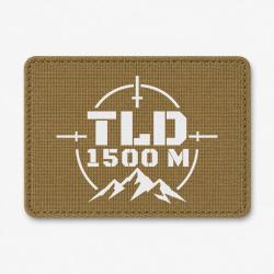 Patch Tir Sportif - TLD 1500 m&egrave;tres - Coyote / Blanc
