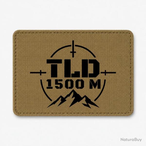 Patch Tir Sportif - TLD 1500 m�tres - Coyote / Noir