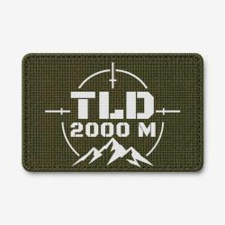 Patch Tir Sportif - TLD 2000 m&egrave;tres - Olive / Blanc
