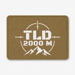 Patch Tir Sportif - TLD 2000 m&egrave;tres - Coyote / Blanc
