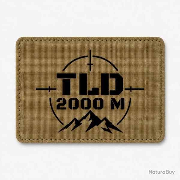 Patch Tir Sportif - TLD 2000 m�tres - Coyote / Noir
