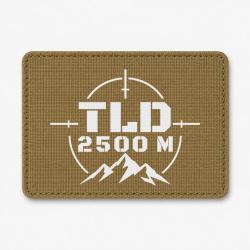 Patch Tir Sportif - TLD 2500 m&egrave;tres - Coyote / Blanc