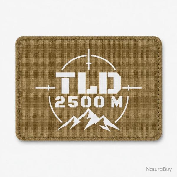 Patch Tir Sportif - TLD 2500 m�tres - Coyote / Blanc