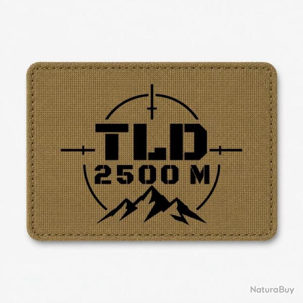 Patch Tir Sportif - TLD 2500 m�tres - Coyote / Noir
