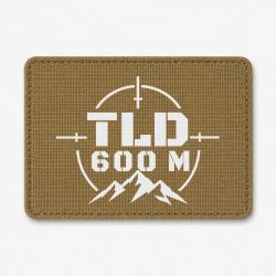 Patch Tir Sportif - TLD 600 m&egrave;tres - Coyote / Blanc