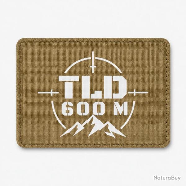 Patch Tir Sportif - TLD 600 m�tres - Coyote / Blanc