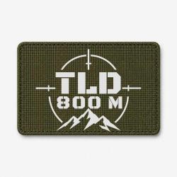 Patch Tir Sportif - TLD 800 m&egrave;tres - Olive / Blanc