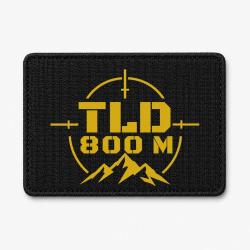 Patch Tir Sportif - TLD 800 m&egrave;tres - Noir / Orange