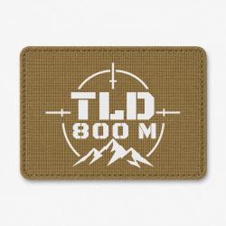 Patch Tir Sportif - TLD 800 m&egrave;tres - Coyote / Blanc