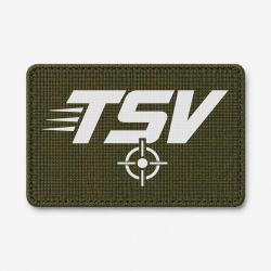 Patch Tir Sportif - TSV - Cible - Olive / Blanc