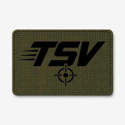 Patch Tir Sportif - TSV - Cible - Olive / Noir
