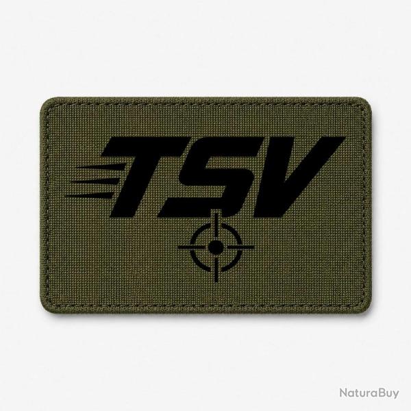 Patch Tir Sportif - TSV - Cible - Olive / Noir