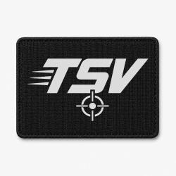 Patch Tir Sportif - TSV - Cible - Noir / Blanc